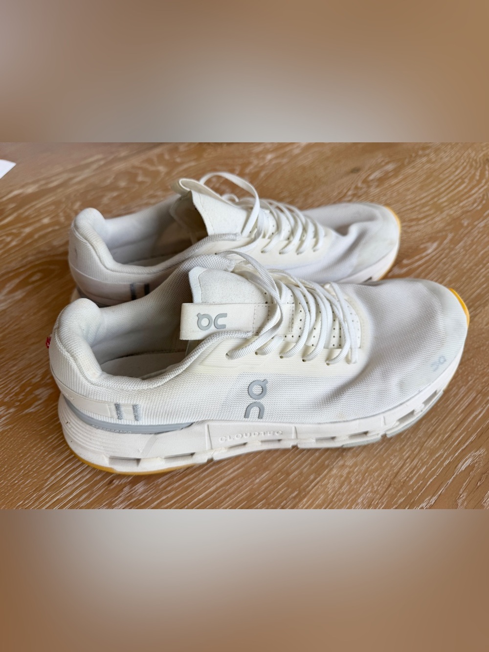 Men’s On Running Cloudnova White Sneakers Running Shoes